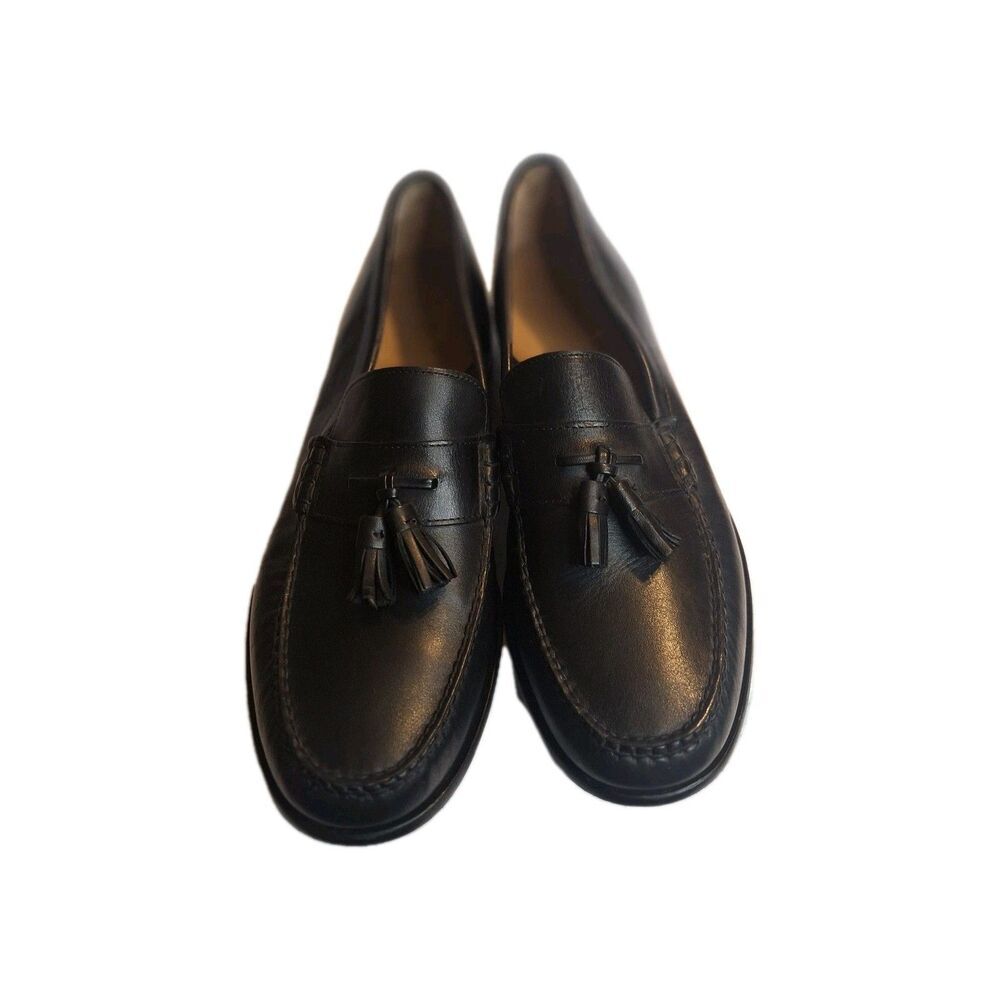 Cole Haan Pinch Prep Black Leather Men's Tassel Loafers.  Size 12